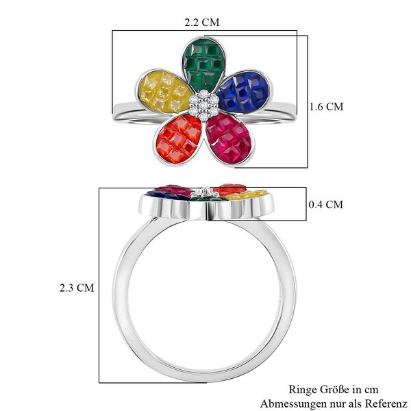 Mehrfarbiger Zirkonia Ring image number 6