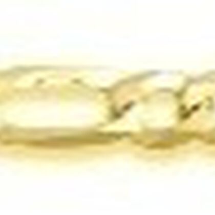 Italienische Figaro-Halskette ca. 50 cm, 925 Silber vergoldet ca. 5,30g