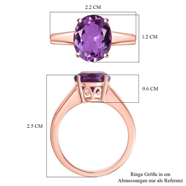 Rose de France Amethyst Ring - 3,29 ct. image number 7