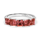 J Francis J Francis gefertigt mit SWAROVSKI Rose Pfirsich Swarovski Kristall Ring Messing (Größe 17.00)
