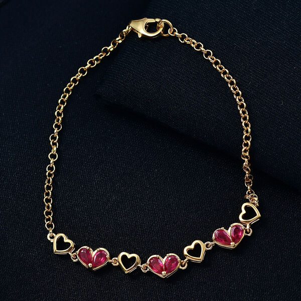 D'Joy afrikanisches Rubin 19cm Armband - 1,90 ct. image number 1