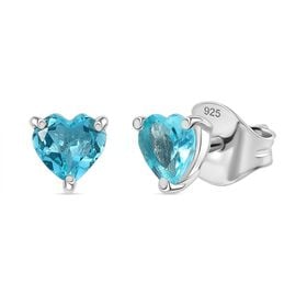 D’joy AA Betroka Blauer Apatit Ohrringe 925 Silber rhodiniert ca. 0.89 ct