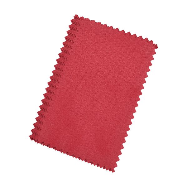 Samt Schmuckbox mit 5 Silberputztüchern, 20x15x5cm, Bordeaux image number 8