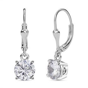Weiße Zirkonia-Ohrringe - 4,17 ct.