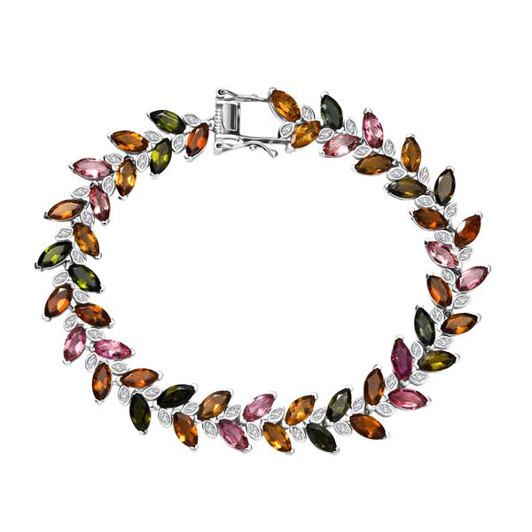 Multi-Turmalin und Zirkon Armband image number 0