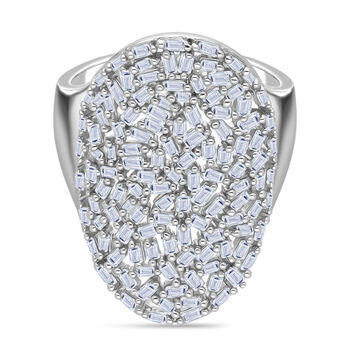 LUXURIANT DIAMOND - Lab Grown Diamant SI-GH Ring 925 Silber Rhodiniert (Gr&ouml;&szlig;e 16.00) ca. 1,50 ct