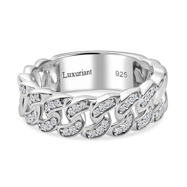 LUXURIANT DIAMOND - Lab Grown Diamant SI Ring 925 Silber rhodiniert (Größe 18.00) ca. 0.24 ct image number 0