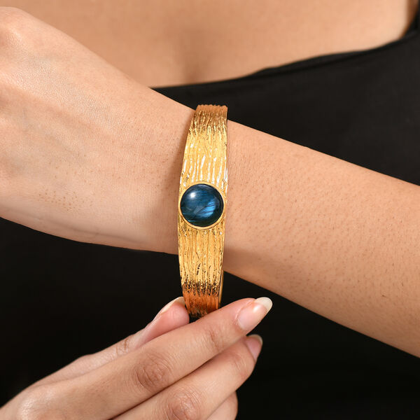 EVER TRUE AAA Labradorit Armreif ca. 19 cm Nickelfreies Messing ca. 11,11 ct. image number 3