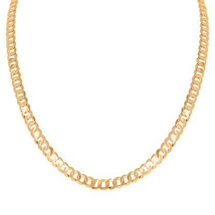 Doppelte Panzerkette, 925 Silber vergoldet ca. 56 cm , ca. 17,90g