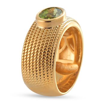 Nat&uuml;rlicher Peridot-Bandring - 1,30  ct.