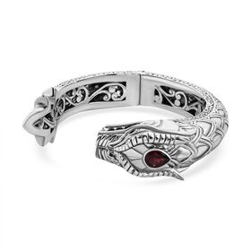 Royal Bali Kollektion - Roter Granat-Drachen-Armreif - 1,70 ct.