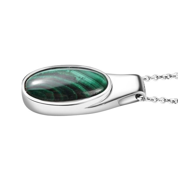 AAA Malachit Anhänger mit 50cm Kette - 10,50 ct. image number 4