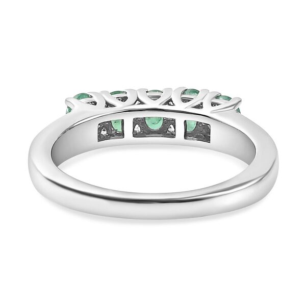 Kagem sambischer Smaragd-Ring, 925 Silber platiniert  ca. 0,82 ct image number 6