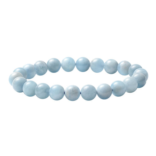 Flexibles Aquamarin-Armband, 18 cm, ca. 140,00 ct image number 0