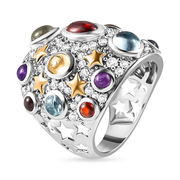 GP Celestial Dream Kollektion- AA Mosambik Granat und Multi-Edelstein-Ring - 7,78 ct. image number 5