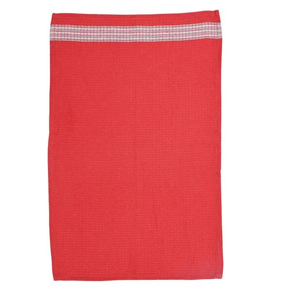 6er-Set gewebte Baumwoll-K&uuml;chent&uuml;cher, 35x55 cm, Rot image number 6