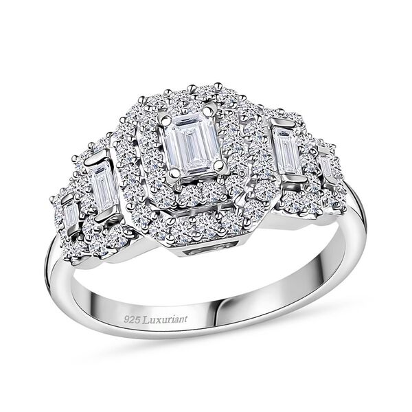 LUXURIANT SGL zertifizierter VS-EF Labor Diamant Ring - 1 ct. image number 3