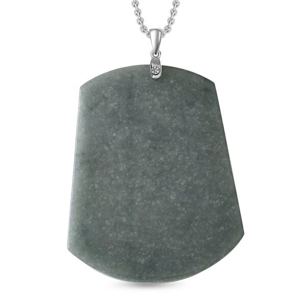 Jade Schmuckset 925 Silber rhodiniert ca. 110,00 ct. image number 4