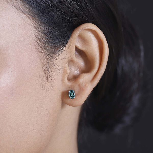 RHAPSODY AAAA Lagunen Turmalin Ohrringe in 950 Platin - 1,63 ct. image number 3