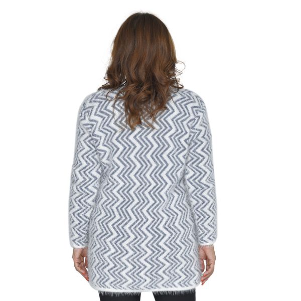 TAMSY: Comfort Cardigan mit 2 Taschen, Hellgrau image number 2