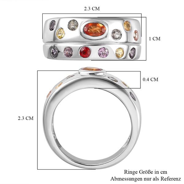 AA mehrfarbiger Saphir-Ring - 1,48 ct. image number 7