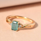 Natürlicher Grandidierit und Zirkon-Ring - 0,62 ct. image number 1