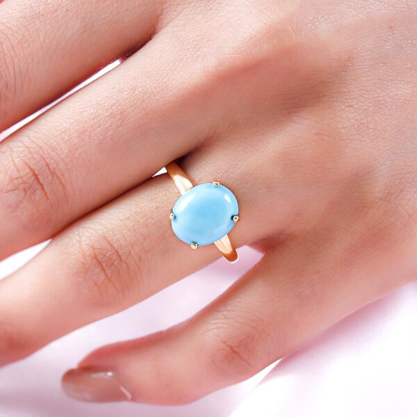 Sleeping Beauty Türkis-Ring - 3,93 ct. image number 3