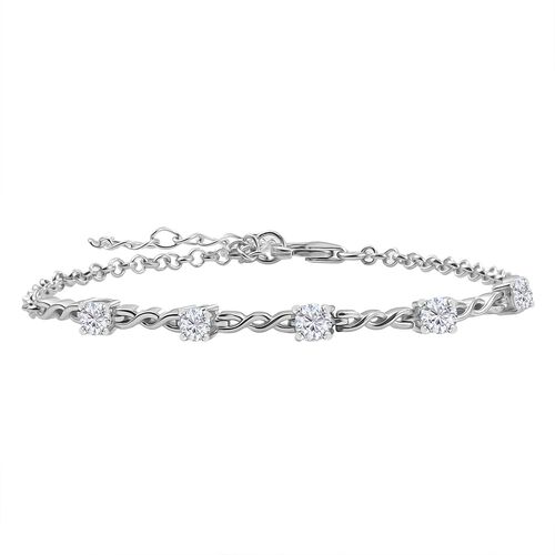 Moissanit Armband, 18 cm - 1,13 ct. image number 0