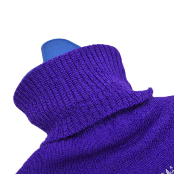 2er-Set W&auml;rmflasche mit Strickbezug, 2000ml und 1 Paar rutschfeste Haus Socken mit Sherpa Futter, Einheitsgr&ouml;&szlig;e 18x32 cm&nbsp; image number 3