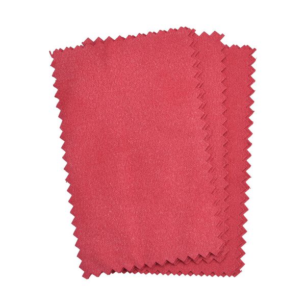 Reise-Schmuckrolle mit Stickmuster, 1 Organizer + 5 Weinrote Silberputzt&uuml;cher, Satin, Olivgr&uuml;n image number 8