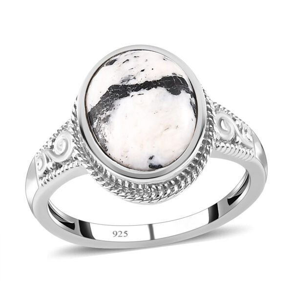 Wei&szlig;er B&uuml;ffel-Ring - 4,97 ct. image number 4