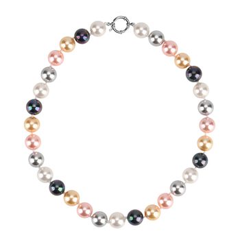 3er-Set mehrfarbiges Muschelkernperle Schmuckset