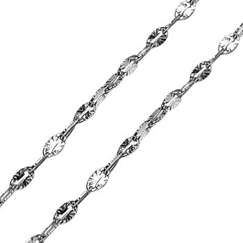 Stern-Kette, ca. 50 cm, 925 Silber, ca. 2,80g