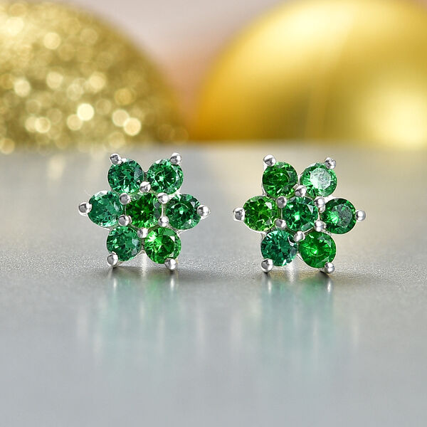 LUSTRO STELLA gr&uuml;ne Zirkonia Ohrringe image number 1