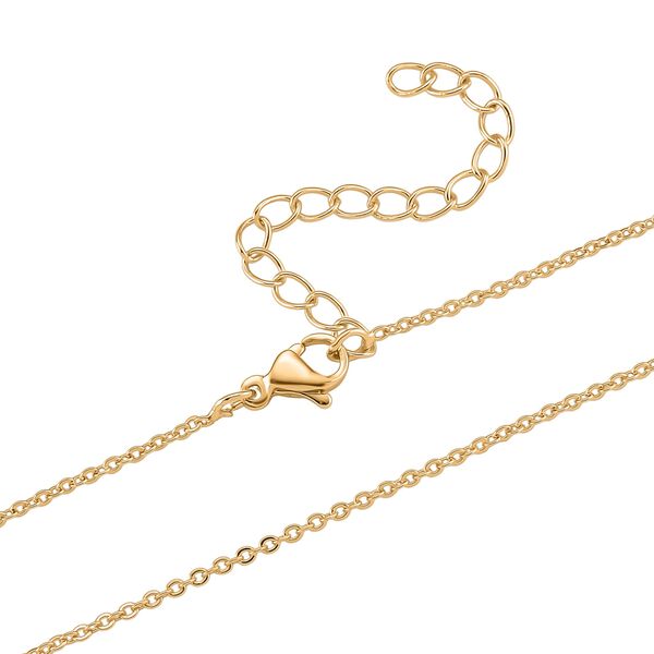 Weißer Zirkonia Kreuz Anhänger mit 43,5+5cm Kette image number 5