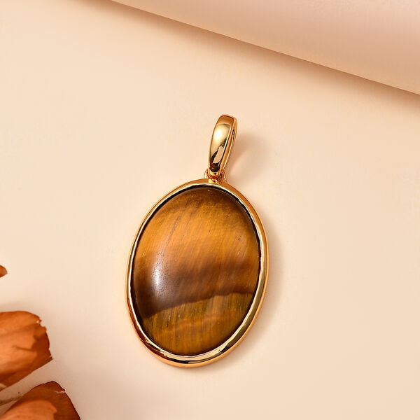 Tigerauge Anhänger - 19,38 ct. image number 2