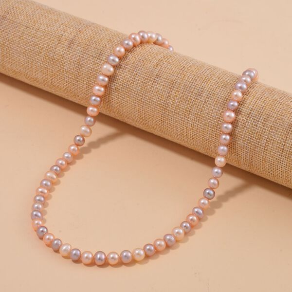 AAA mehrfarbige Süßwasser Perlen Halskette, 50cm image number 2