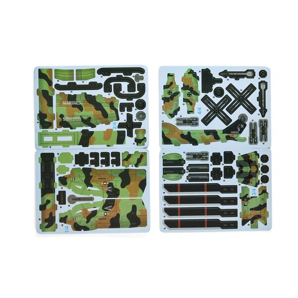 DIY 3D Set Hubschrauber zum Basteln und Dekorieren, 48x38x14 cm image number 5