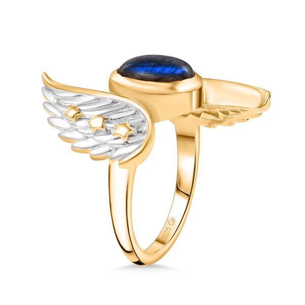 GP Celestial Dream Kollektion- AAA Labradorit und Kanchanaburi blauer Saphir-Ring - 2,38 ct. image number 5