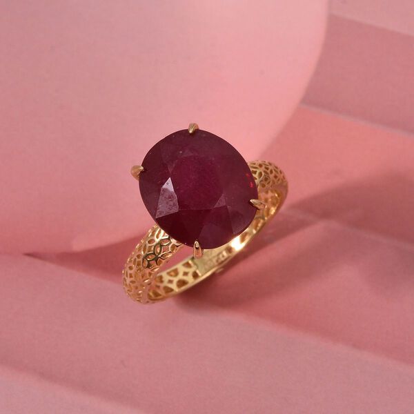 D'Joy AAA afrikanischer Rubin Ring - 8,80 ct. image number 1