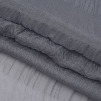 LA MAREY - Schal aus 100% reiner Maulbeerseide, Grau