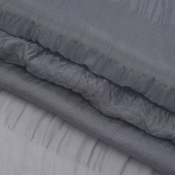 LA MAREY - Schal aus 100% reiner Maulbeerseide, Grau image number 4