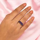 Afrikanischer Amethyst-Ring, (Größe 21.00) Edelstahl, ca. 2,16 ct image number 2