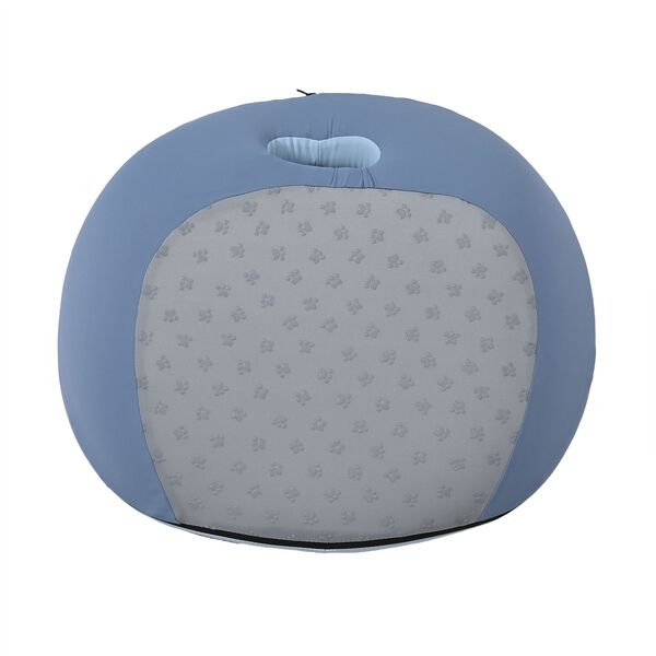 Memory Schaum Sitzkissen mit kühlendem Bezug und ergonomischem Design, 50×46×15cm, Blau image number 3