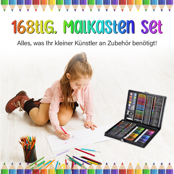 Super Mega Kunstset mit 168 Teilen image number 3