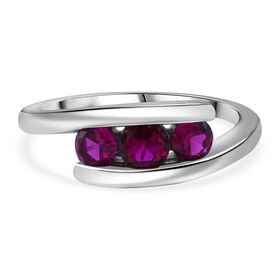 Roter Zirkonia-Ring - 1,67 ct.