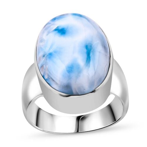 Royal Bali Kollektion - AAA Larimar Ring - 21,03 ct. image number 0