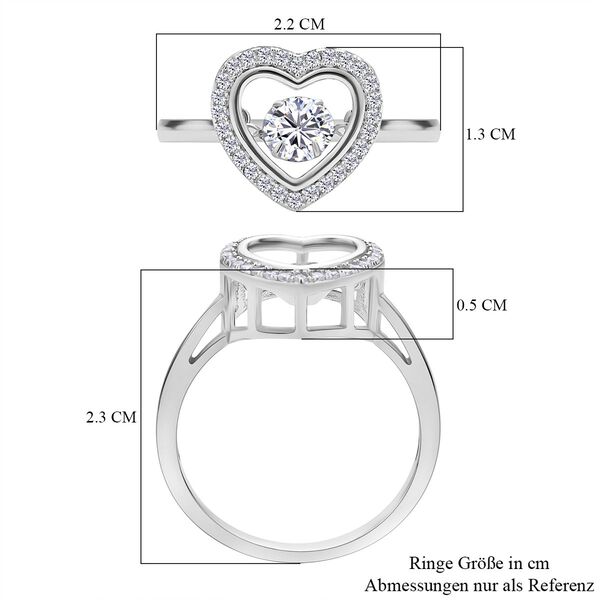 Wei&szlig;er Zirkonia-Ring - 1,02 ct. image number 7