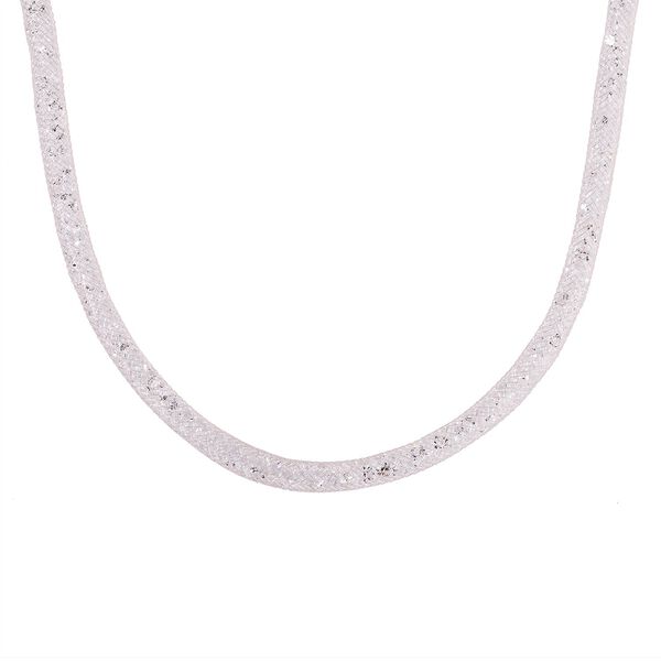 Weißer Kristall Schmuckset Reines Messing image number 3