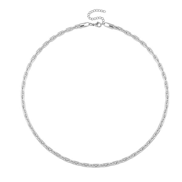 K&ouml;nigskette, Reiner Edelstahl, ca. 50 cm, Silberfarben image number 6